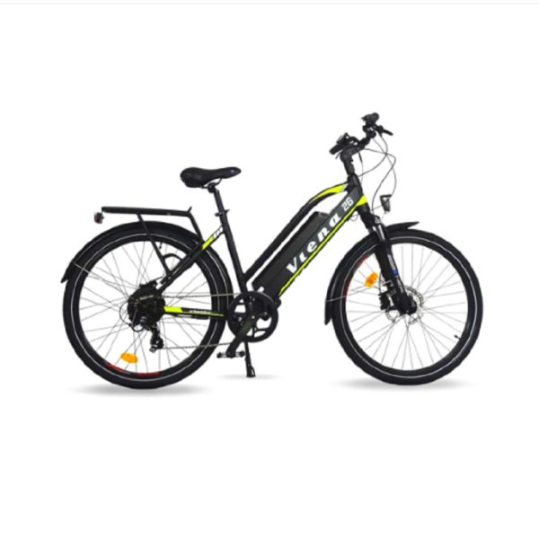 Viena Urbanbiker Trekking E-Bike 28" 840Wh Akku, Unisex E-Trekkingbike 250W Motor, 160km Reichweite | Farbe:gelb.