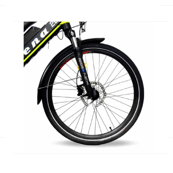 Viena Urbanbiker Trekking E-Bike 28" 840Wh Akku, Unisex E-Trekkingbike 250W Motor, 160km Reichweite | Farbe:gelb. – Bild 3