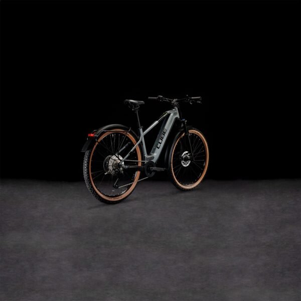 CUBE REACTION HYBRID Pro 750 Allroad E-Mountainbike 2023 flashgrey  green A00. – Bild 2