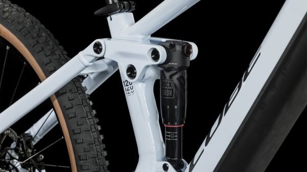 CUBE STEREO HYBRID 120 Pro 625 E-Mountainbike 2023 flashwhite  black A00. – Bild 3