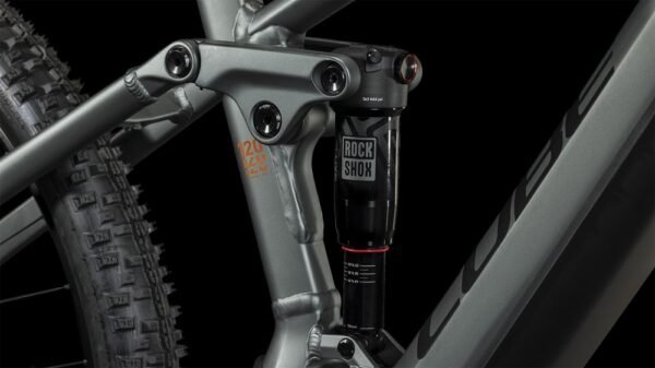 CUBE STEREO HYBRID 120 Pro 750 E-Mountainbike 2023 flashgrey / orange A00. – Bild 3