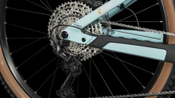 CUBE STEREO HYBRID 140 HPC Race 750 Carbon E-Mountainbike 2023 dazzle  orange A00. – Bild 5