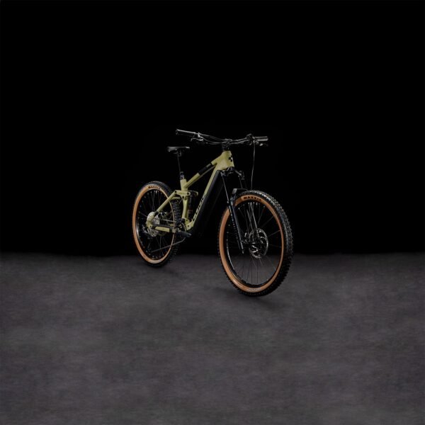 CUBE STEREO HYBRID 160 HPC Race 625 27.5 Carbon E-Mountainbike 2023 olive  green A00. – Bild 2