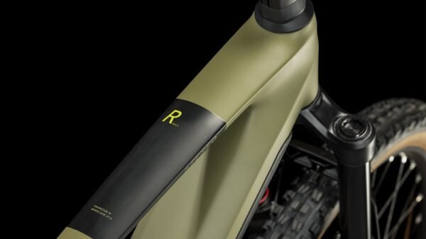 CUBE STEREO HYBRID 160 HPC Race 625 27.5 Carbon E-Mountainbike 2023 olive  green A00. – Bild 3