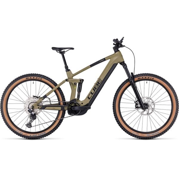CUBE STEREO HYBRID 160 HPC Race 625 27.5 Carbon E-Mountainbike 2023 olive  green A00.