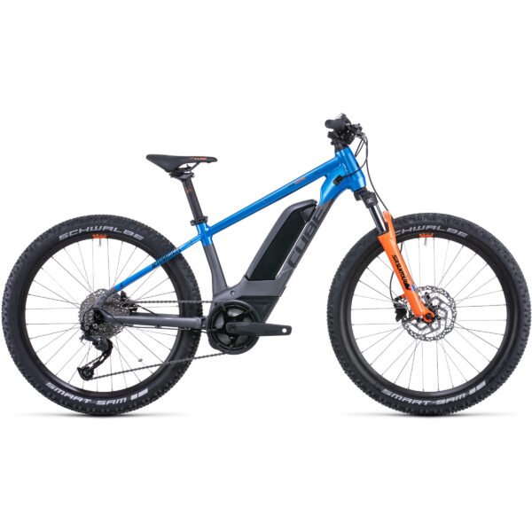 Cube Acid 240 Hybrid Rookie Pro 400 Kinder blau/grau.