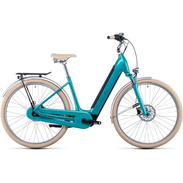 Cube Ella Cruise Hybrid 500 Easy Entry türkis.