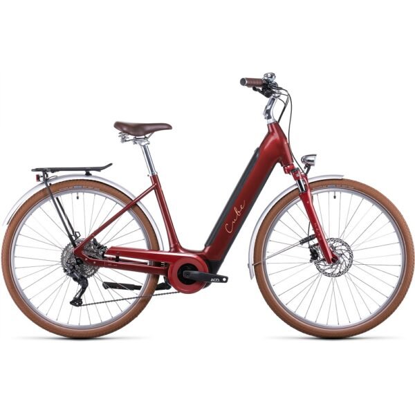 Cube Ella Ride Hybrid 500 Easy Entry rot.