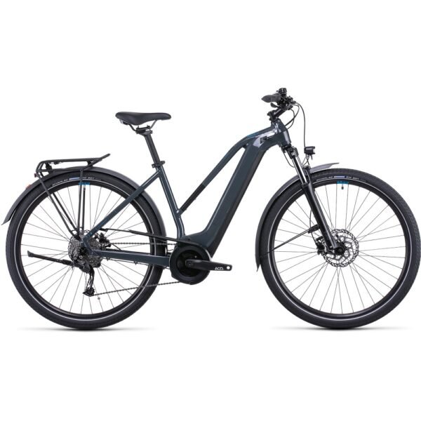 Cube Touring Hybrid ONE 400 Trapez grau.