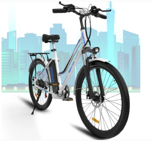 Hitway E-Bike Elektrofahrrad Alu, Elektrofahrräder mit 7-Gang