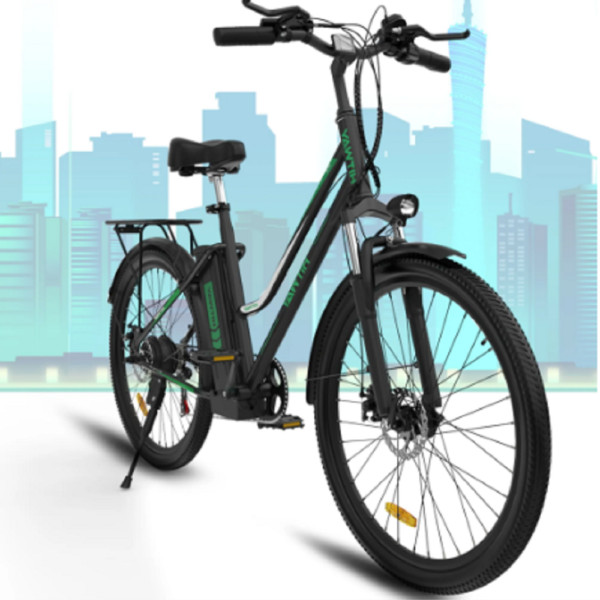 Hitway E-Bike Elektrofahrrad Alu, Elektrofahrräder mit 7-Gang – Bild 2