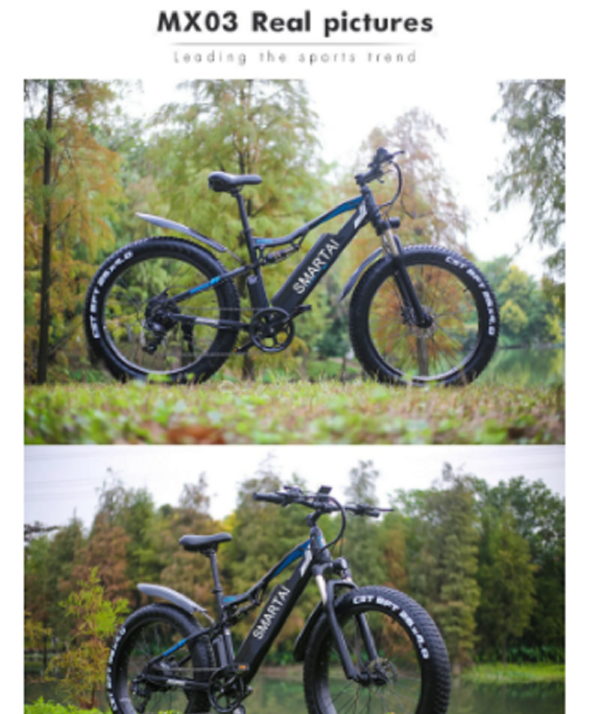 E Mountainbike Elektrofahrrad 26 Zoll Ebike Bike Shimano Moped MTB Herren Trekking Bike. – Bild 8