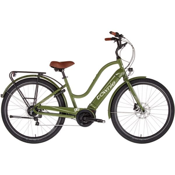 Electra Townie Path Go! 10D Step Thru 27,5" 2. Wahl oliv/silber.