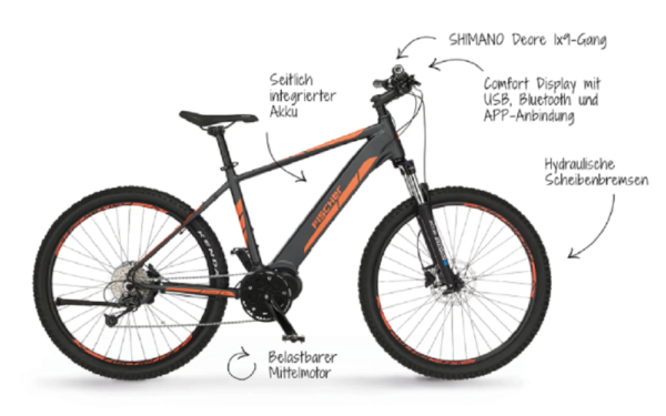 FISCHER E-Bike MTB Herren Montis 4.0i-504 Wh 27,5 Zoll. – Bild 6