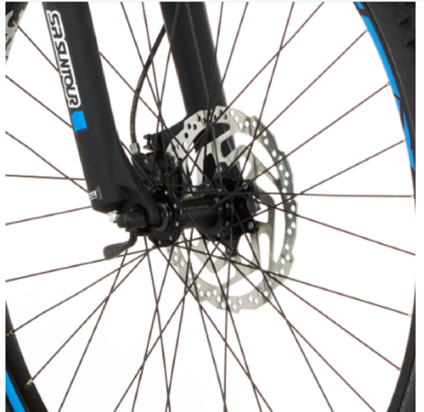 FISCHER E-Bike Pedelec Mountainbike MONTIS 2.1, Rahmenhöhe 48 cm, 27,5 Zoll, Akku 422 Wh, Hinterradmotor, Kettenschaltung, LED Display, schwarz. – Bild 4