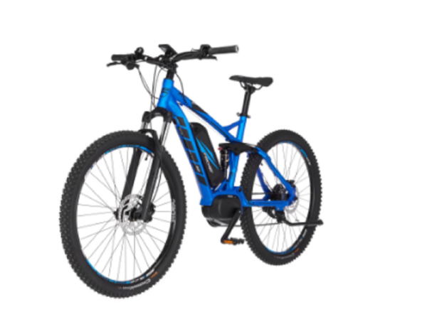 FISCHER E-Bike Pedelec Mountainbike MONTIS EM 1862, Rahmenhöhe 48 cm, 27,5 Zoll, Akku 557 Wh, Mittelmotor, Kettenschaltung, LCD Display, blau. – Bild 9