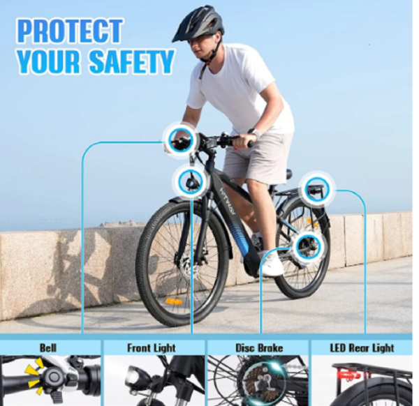 HITWAY Elektrofahrrad E-Bike 26" – Bild 4