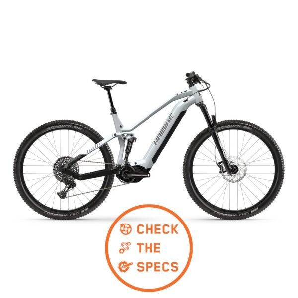 Haibike AllTrail 7 i720Wh 29 E-Mountainbike 2022 silver pearl black gloss A01.