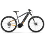 Haibike HardNine 4 i400Wh 29 E-Mountainbike 2022 cool grey black lava matt.