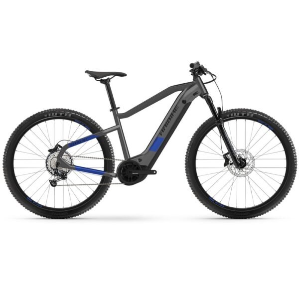 Haibike HardNine 7 i630Wh 29 E-Mountainbike 2022 anthracite blue gloss.