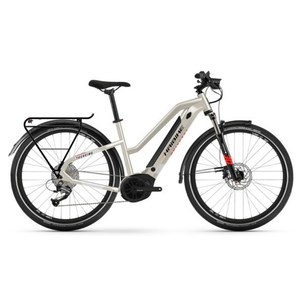 Haibike Trekking 4 i500Wh 27.5 Damen E-Bike Trekking 2022 desert white.