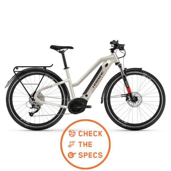 Haibike Trekking 4 i500Wh 27.5 Damen E-Bike Trekking 2022 desert white A02.