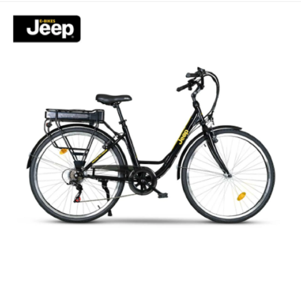 Jeep City E-Bike ECR 3000, 28”, 6-Gang SHIMANO Kettenschaltung.