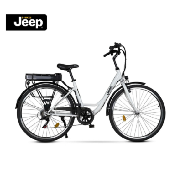 Jeep City E-Bike ECR 3001, 28”, 6-Gang SHIMANO Kettenschaltung.