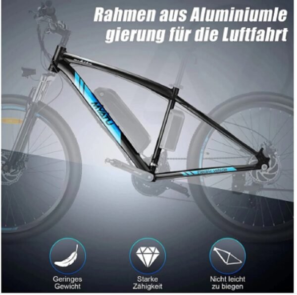 MYATU 5687 27,5 Zoll Ebike E-Mountainbike Elektrofahrrad – Bild 4