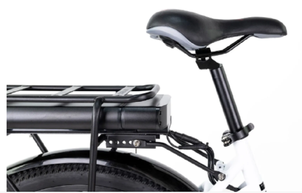 Myatu 26' E Citybike für Damen 12.5 Ah Akku 6 Gänge Shimano. – Bild 4