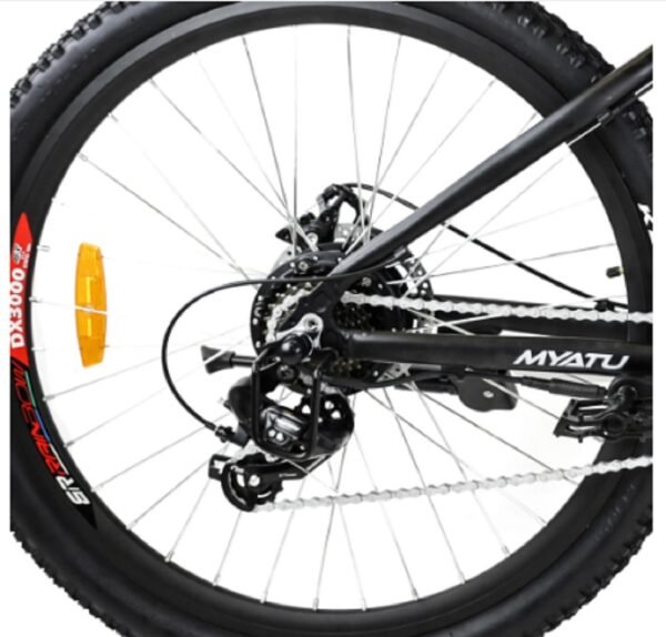 Myatu 27,5' E-Mountainbike 36V 8 Ah, Kettenschaltung, Shimano 21-Gang, Getriebemotor 250 W. – Bild 3