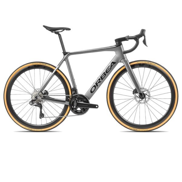 Orbea Gain M20i Ultegra Di2 Rennrad E-Bike 2022 Speed Silver (matt) Black (glänzend).