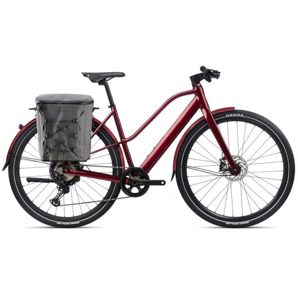 Orbea VIBE MID H10 EQ Damen Urban E-Bike 2022 Metallic Dark Red (gloss).
