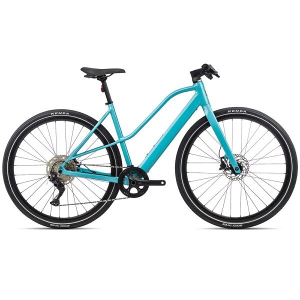 Orbea VIBE MID H30 Damen Stadtrad E-Bike 2022 blau (glänzend).