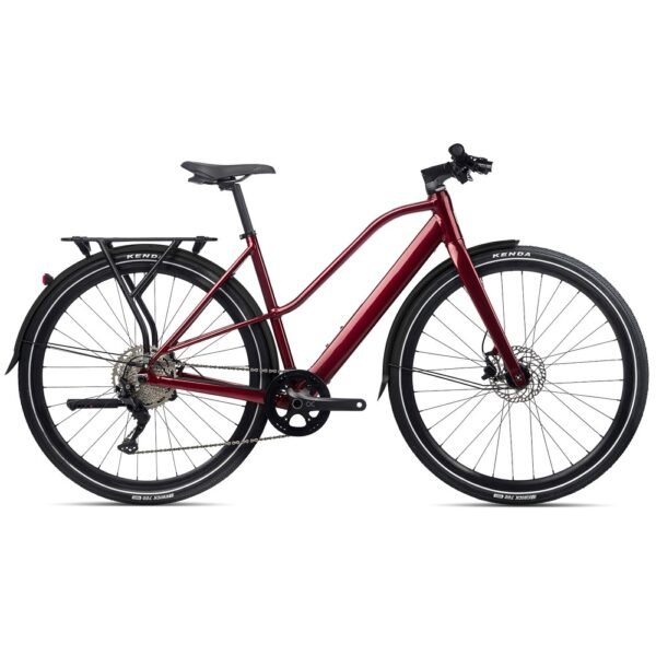 Orbea VIBE MID H30 EQ Damen Urban E-Bike 2022 Metallic Dark Red (gloss).