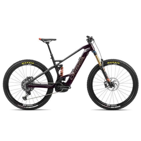 Orbea Wild FS M-LTD 625Wh MTB E-Bike 2022 Red Wine (glänzend) Raw Carbon (matt)
