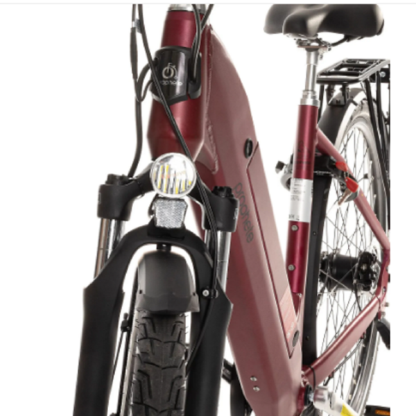 PROPHETE 28" City Tiefeinsteiger rot E-Bike AEG Vorderradmotor. – Bild 3
