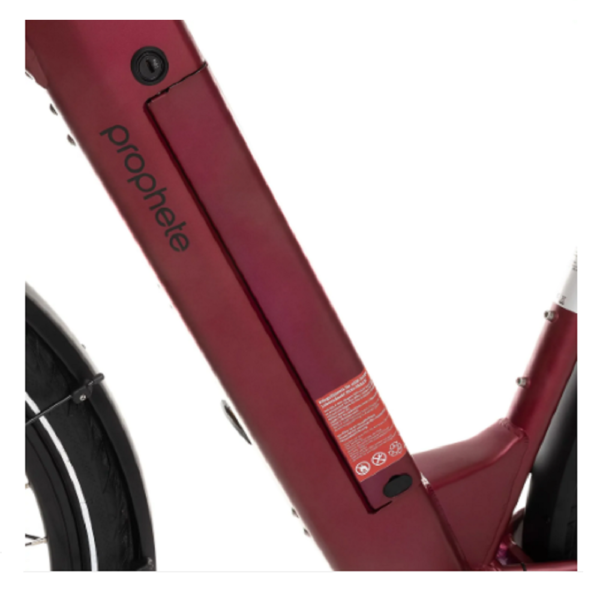 PROPHETE 28" City Tiefeinsteiger rot E-Bike AEG Vorderradmotor. – Bild 5
