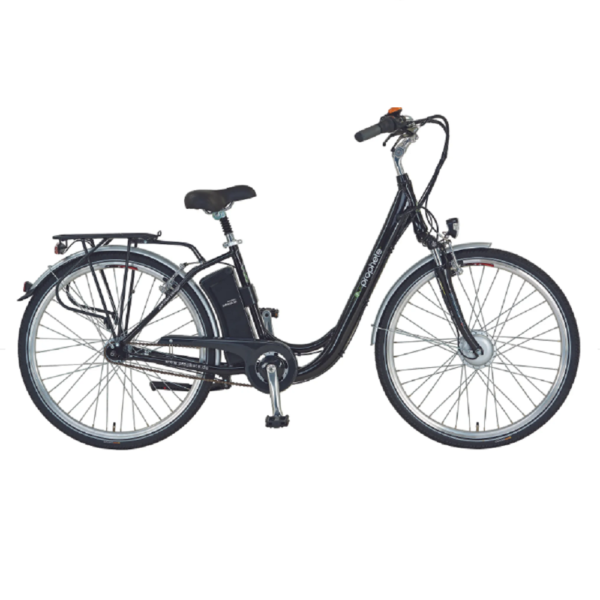 Prophete Alu E-Bike Da Caravan 28" 36V 7-Gang schwarz.