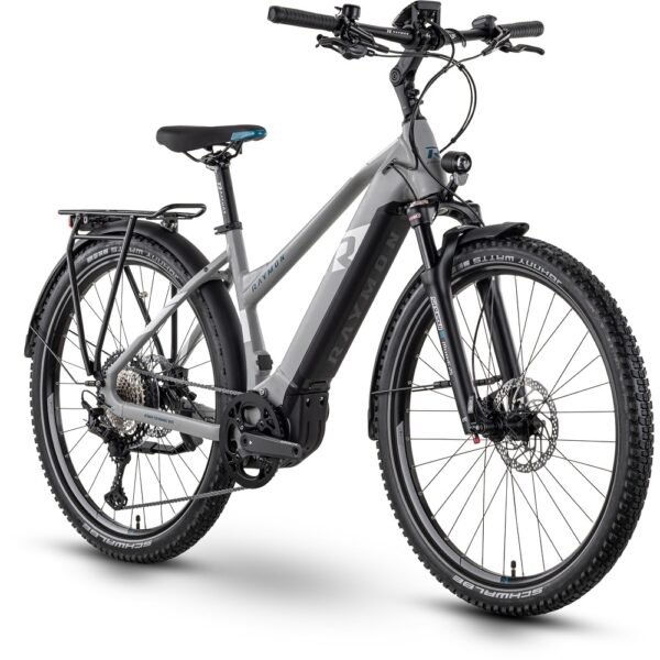 Raymon CrossRay E 8.0 Trapez grau/weiß. – Bild 2