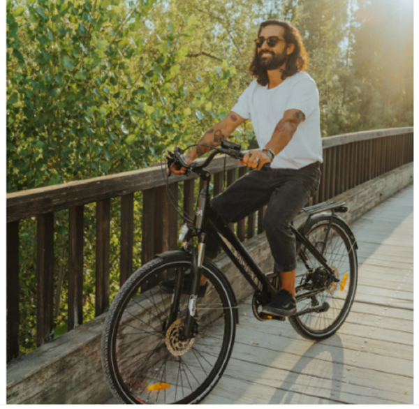 Sidney Urbanbiker City E-Bike 26" 504 Wh Akku, Unisex City Pedelec 250W Motor. – Bild 7