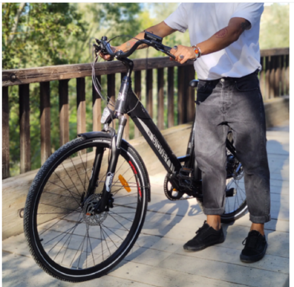 Sidney Urbanbiker City E-Bike 26" 504 Wh Akku, Unisex City Pedelec 250W Motor. – Bild 8