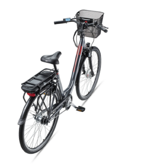 Telefunken RC657 City E-Bike, 7 Gang Shimano Nabenschaltung, Vorderradmotor, anthrazit. – Bild 3