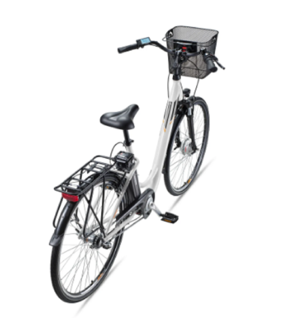 Telefunken RC830 City E-Bike, 3 Gang Shimano Nabenschaltung, Vorderradmotor, weiß – Bild 3