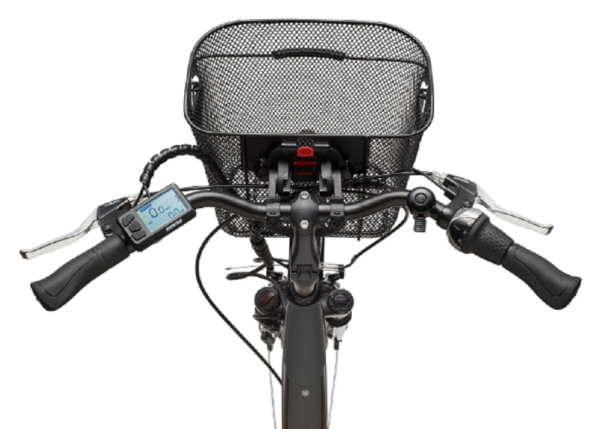 Telefunken RC840 City E-Bike, 7 Gang Shimano Nabenschaltung, Vorderradmotor, anthrazit. – Bild 4