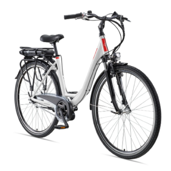 Telefunken RC890 City E-Bike, 7 Gang Shimano Nabenschaltung, Mittelmotor, weiß. – Bild 2