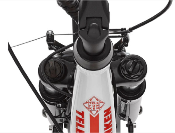 Telefunken RC890 City E-Bike, 7 Gang Shimano Nabenschaltung, Mittelmotor, weiß. – Bild 3