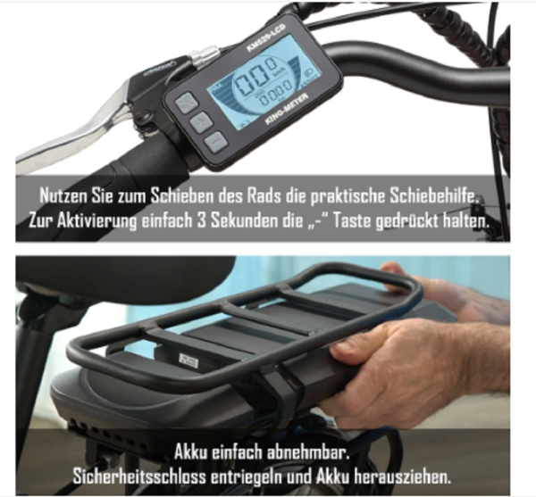 Telefunken RC890 City E-Bike, 7 Gang Shimano Nabenschaltung, Mittelmotor, weiß. – Bild 5