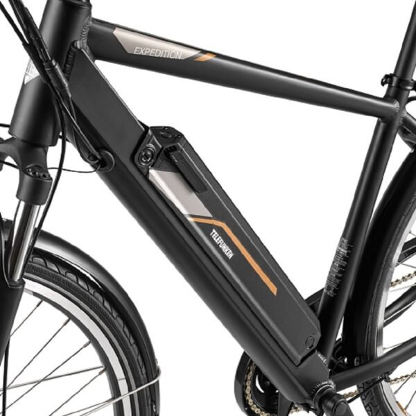 Telefunken XC921 Trekking Herren E-Bike, 8 Gang Shimano Kettenschaltung, anthrazit. – Bild 2