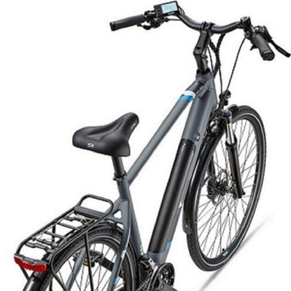 Telefunken XC941 Trekking Herren E-Bike, 24 Gang Shimano Kettenschaltung, granit. – Bild 4